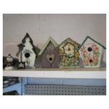 Bird House, Clock, Luminary