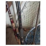 Landing Nets, Fishing Rods