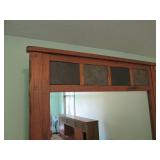 Wood 6-drawer dresser and mirror ap...
