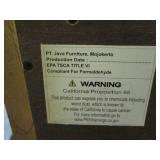 Wood 5-drawer highboy dresser appro...