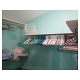 Content of master closet to include...