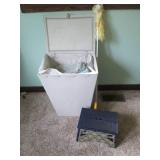 Soft side laundry hamper and lid, f...