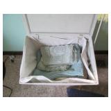 Soft side laundry hamper and lid, f...