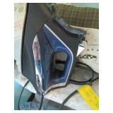 Rowenta steam iron, Ironing board, ...