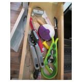 Content of lower cupboard and drawe...
