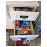 Trio of drawer content to include a...