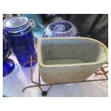 Vintage to modern Cobalt blue glass...