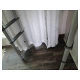 Two tone gray over-the-toilet organ...