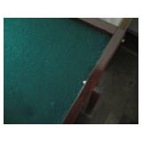 Wood framed display board with felt...