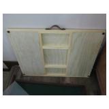Wood framed display board with felt...