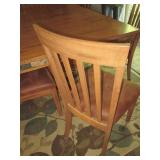 7pc Wood and Stone Inlay Dining tab...