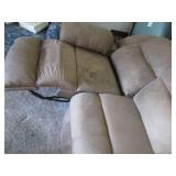 Neutral Rustic style 3-cushion sofa...