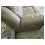 Neutral Rustic style 3-cushion sofa...