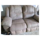 Neutral Rustic style 2-cushion rock...