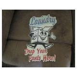 Metal Laundry Drop your pants wall ...