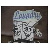 Metal Laundry Drop your pants wall ...