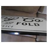 Large Metal Laundry wall sign appro...