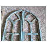 Large Rustic wood and metal floral,...