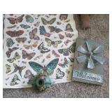 Butterfly Poster, large Bird figure...