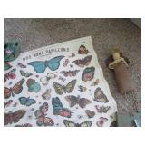 Butterfly Poster, large Bird figure...