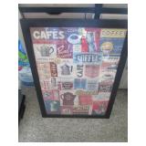 Decorative wall mirror and assorted...