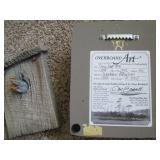 Vintage metal seasoning tins, wood ...