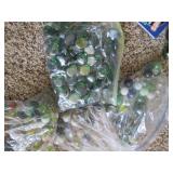 Variety of vintage marbles, decorat...
