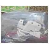 Seamstress box of sewing notions, c...