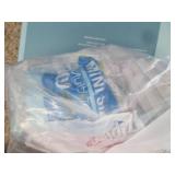 Seamstress box of sewing notions, c...