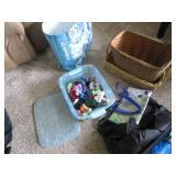 Decorative wicker baskets, reusable...