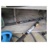 Fiskars telescoping lopper, waterin...