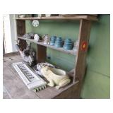 Wood outdoor rolling gardening stat...