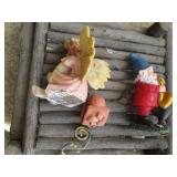 Garden fairies and gnome home decor...