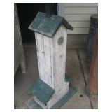 Wooden Outdoor 3ft birdhouse shaped...