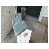 Wooden Outdoor 3ft birdhouse shaped...