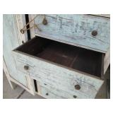 Rustic wood 6-drawer Armoire approx...