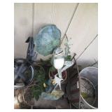 Assortment of mixed material outdoo...