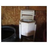 Wood retro style Wringer washer pla...