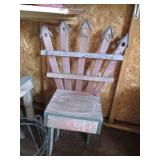 Wood Birdhouse themed plant stand a...