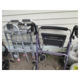 Manually operated wheel chair and v...