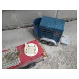 Plastic Tonka firetruck and Nylint ...