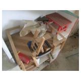 Large wood Doll house with toys and...