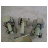 Plastic and die cast John Deere tra...