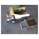 Vintage metal Tonka Dump Truck and ...