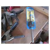 Lot of assorted size spring clamps,...