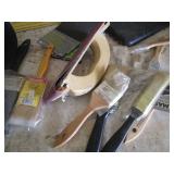 Large selection of sandpaper and pa...