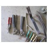 Pry bars, tin snips, slap hammers, ...
