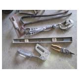 Pry bars, tin snips, slap hammers, ...
