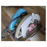 Pair of Makita circular saws...