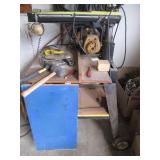 Dewalt 2hp rip saw with metal stand...